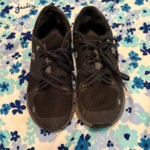 On Running Black Athletic Shoes for Performance